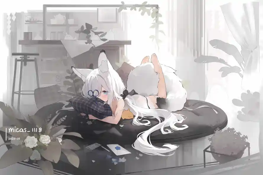 4k少女壁纸 - 温馨 - 狐狸 - 二次元「哲风壁纸」