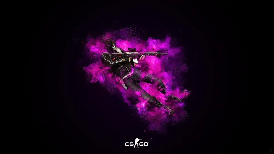4kcs壁纸 - 枪械 - 紫烟 - csgo「哲风壁纸」