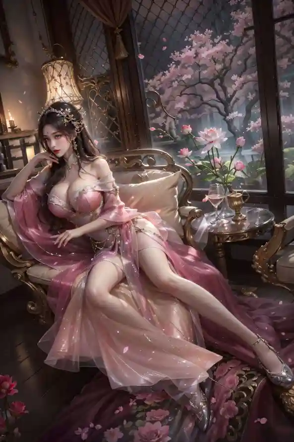 4k古风壁纸 - 壁纸 - 月婵 - 樱花「哲风壁纸」