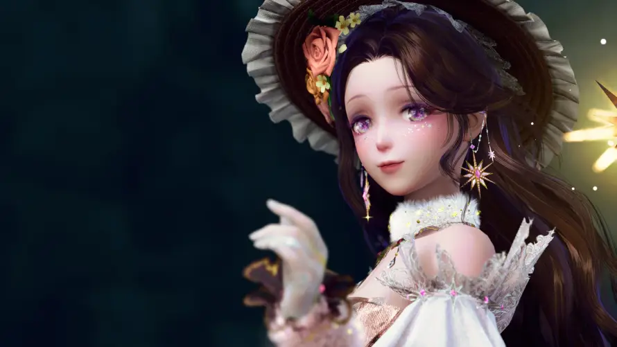 4k暖暖壁纸 - 游戏 - 花朵 - 蕾丝「哲风壁纸」