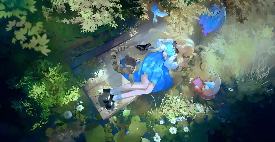 4k壁纸壁纸 - 花朵 - 草地 - 二次元「哲风壁纸」