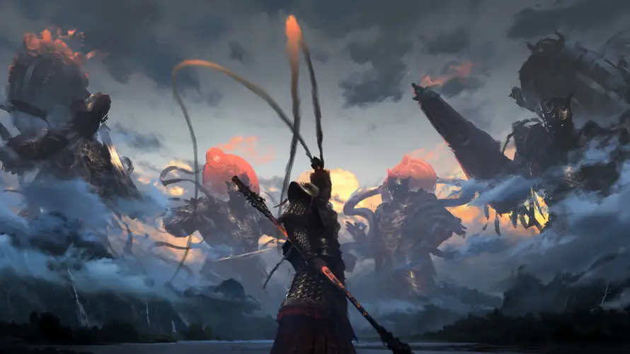4k云雾壁纸 - 悟空 - 火焰 - 长棍「哲风壁纸」 4k云雾壁纸 - 悟空 - 火焰 - 长棍「哲风壁纸」