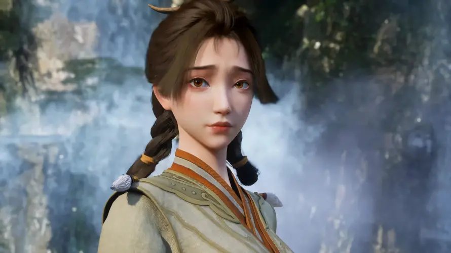 4k云雾壁纸-公孙杏和双马尾-古风服饰壁纸分享「哲风壁纸」