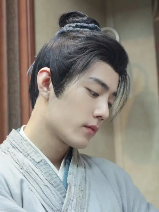 4k发髻壁纸 - 古装 - 古风 - 灰袍「哲风壁纸」