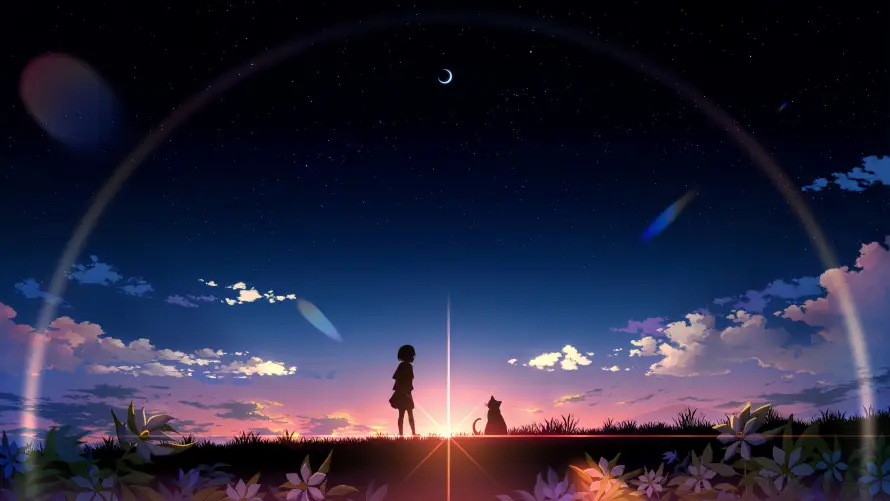 4k剪影壁纸 - 夕阳 - 星空 - 晨曦「哲风壁纸」 4k剪影壁纸 - 夕阳 - 星空 - 晨曦「哲风壁纸」