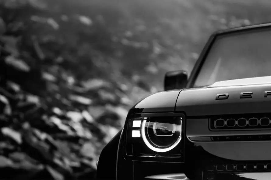 4k前脸壁纸 - 大灯 - 暗黑 - 路虎「哲风壁纸」