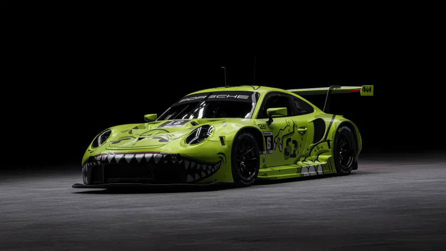 4k赛车壁纸 - 跑车 - 黄色 - 911「哲风壁纸」