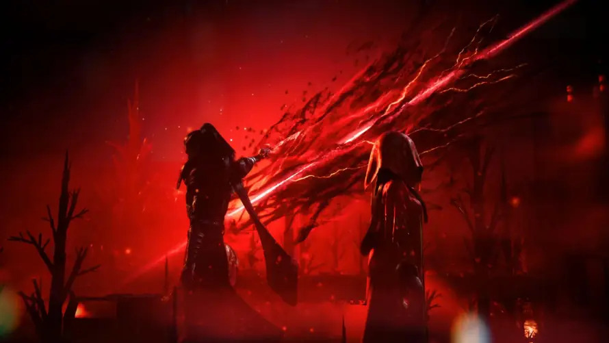 4k剪影壁纸 - 韩立 - 暗背景 - 红色光效「哲风壁纸」 4k剪影壁纸 - 韩立 - 暗背景 - 红色光效「哲风壁纸」