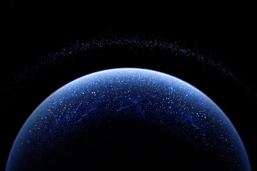 4k太空壁纸 - 宇宙 - 星空 - 星轨「哲风壁纸」