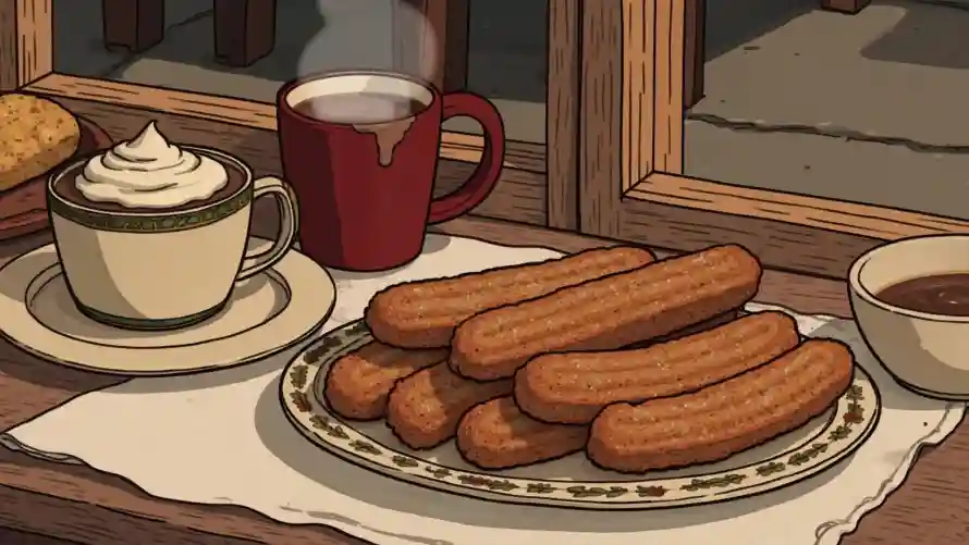 4k咖啡壁纸 - 早餐 - 油条 - 食物「哲风壁纸」 4k咖啡壁纸 - 早餐 - 油条 - 食物「哲风壁纸」