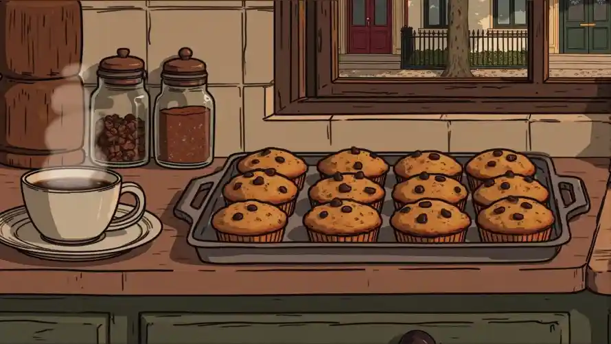 4k厨房壁纸 - 咖啡 - 插画 - 松饼「哲风壁纸」 4k厨房壁纸 - 咖啡 - 插画 - 松饼「哲风壁纸」