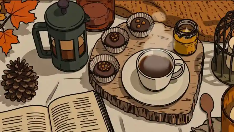 4k书本壁纸 - 咖啡 - 松果 - 松饼「哲风壁纸」 4k书本壁纸 - 咖啡 - 松果 - 松饼「哲风壁纸」