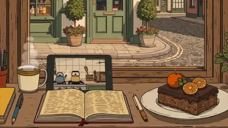 4k窗台壁纸 - 食物 - 咖啡杯 - 手绘风「哲风壁纸」 4k窗台壁纸 - 食物 - 咖啡杯 - 手绘风「哲风壁纸」