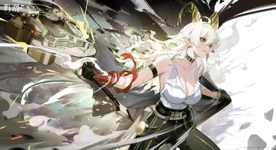 4k白发壁纸 - 赞妮 - 鸣潮 - 战斗姿态「哲风壁纸」 4k白发壁纸 - 赞妮 - 鸣潮 - 战斗姿态「哲风壁纸」