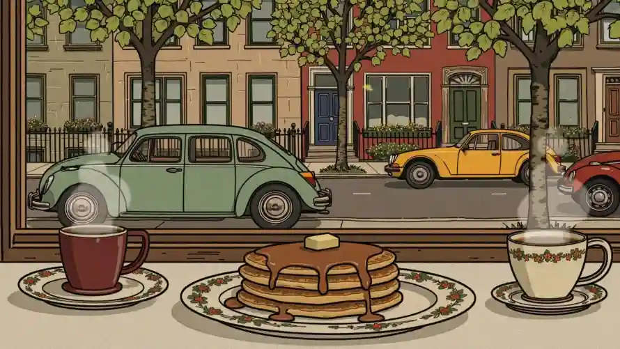 4k咖啡壁纸 - 煎饼 - 食物 - 手绘风「哲风壁纸」 4k咖啡壁纸 - 煎饼 - 食物 - 手绘风「哲风壁纸」