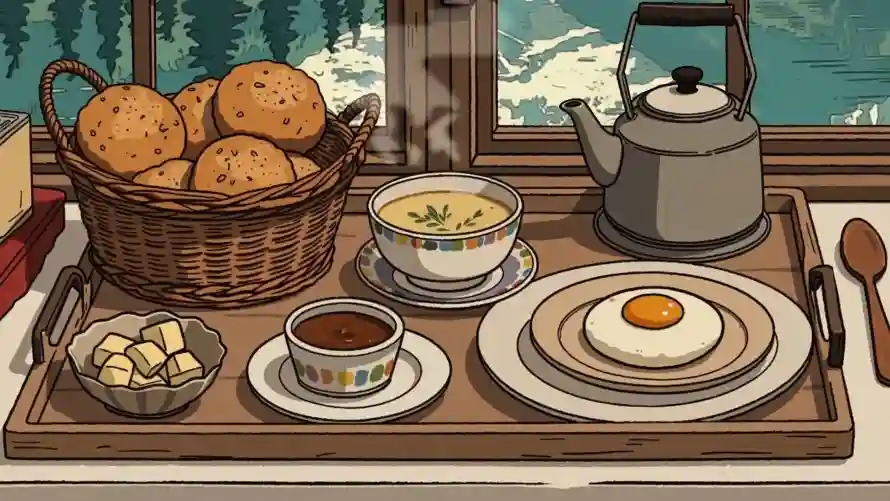 4k早餐壁纸 - 煎蛋 - 茶壶 - 面包「哲风壁纸」 4k早餐壁纸 - 煎蛋 - 茶壶 - 面包「哲风壁纸」