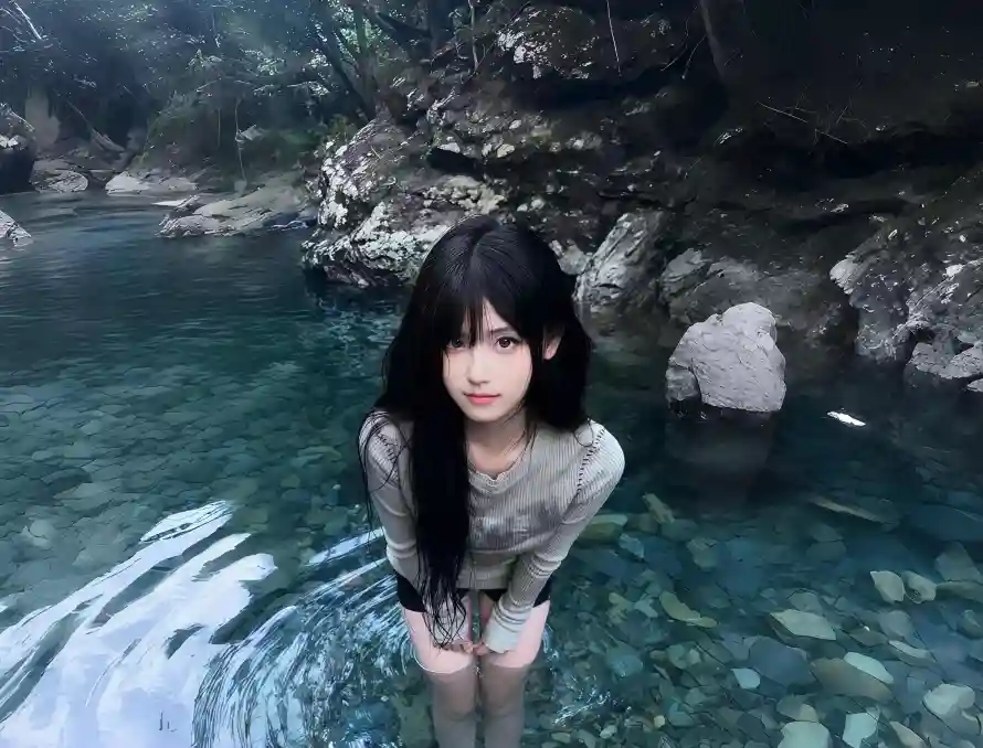 4k岩石壁纸-长发和美女-热门的壁纸「哲风壁纸」