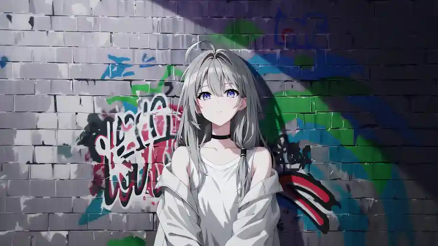 4k动漫壁纸 - 白衣 - 美女 - 银发「哲风壁纸」 4k动漫壁纸 - 白衣 - 美女 - 银发「哲风壁纸」