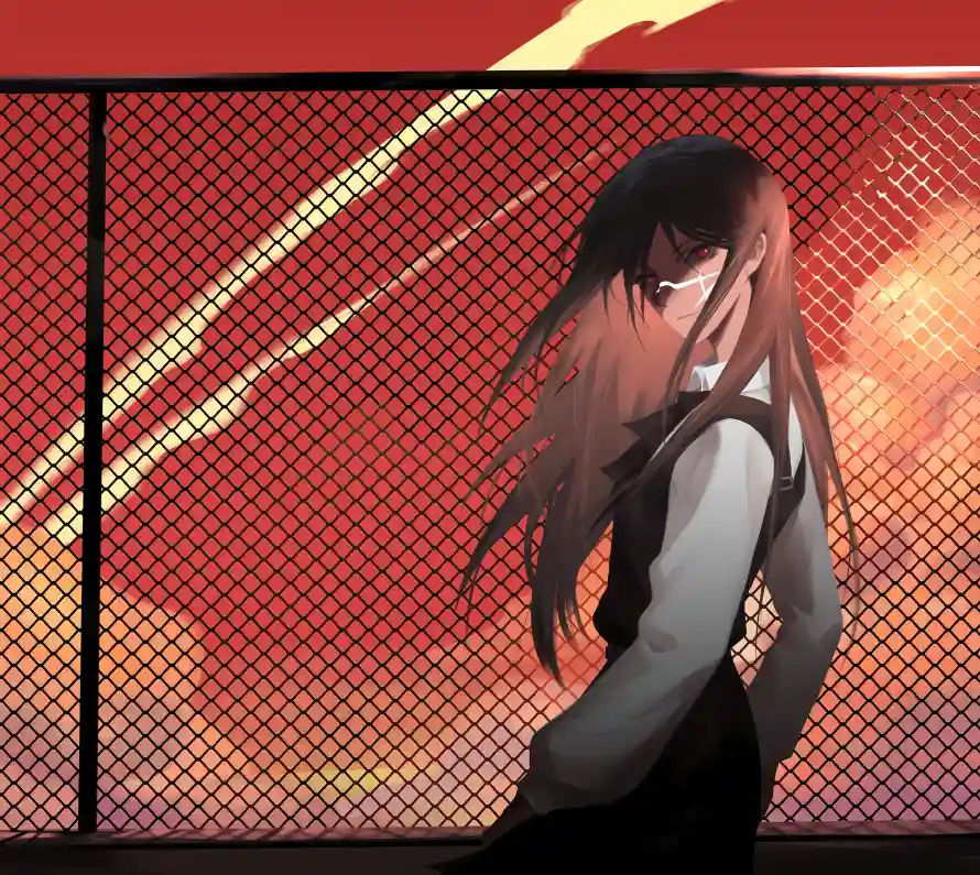 4k黄昏壁纸 - 三鹰朝 - 电锯人 - 铁丝网「哲风壁纸」 4k黄昏壁纸 - 三鹰朝 - 电锯人 - 铁丝网「哲风壁纸」