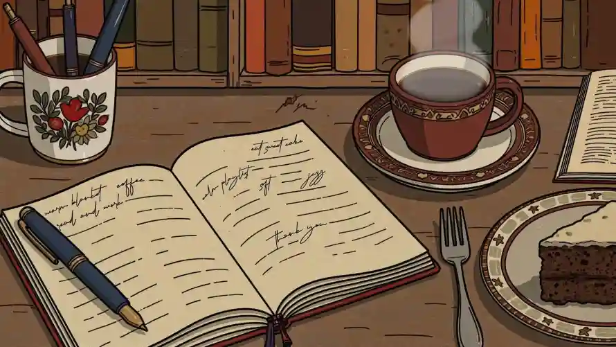 4k蛋糕壁纸 - 钢笔 - 咖啡杯 - 手绘风「哲风壁纸」 4k蛋糕壁纸 - 钢笔 - 咖啡杯 - 手绘风「哲风壁纸」