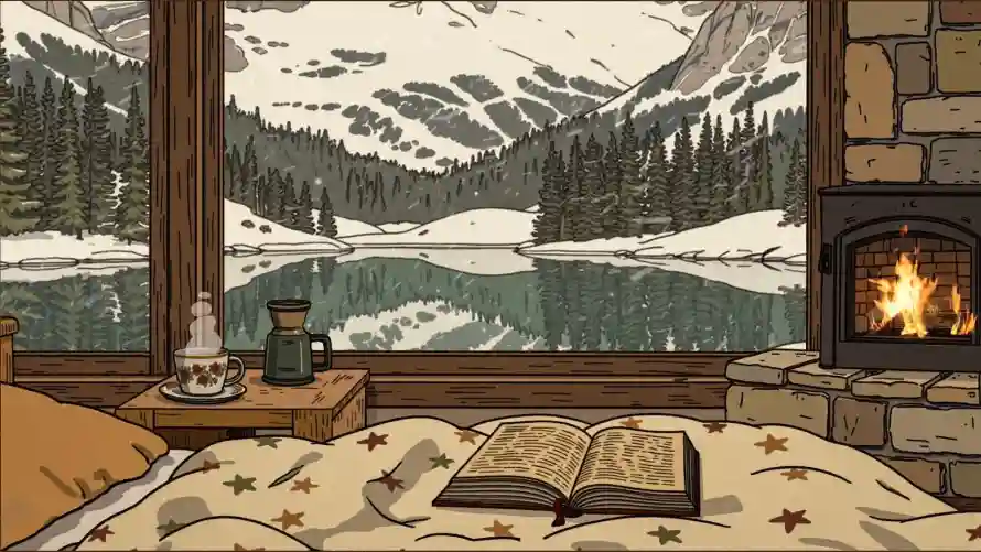 4k书本壁纸 - 壁炉 - 室内 - 湖泊「哲风壁纸」 4k书本壁纸 - 壁炉 - 室内 - 湖泊「哲风壁纸」