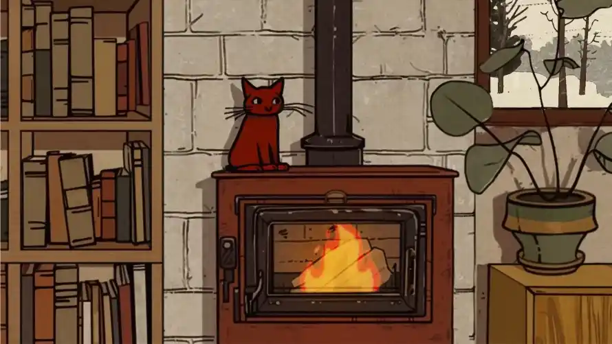 4k书架壁纸 - 冬日 - 壁炉 - 火焰「哲风壁纸」 4k书架壁纸 - 冬日 - 壁炉 - 火焰「哲风壁纸」