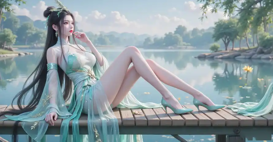 4k木桥壁纸 - 湖边 - 绿衣 - 陆嫁嫁「哲风壁纸」 4k木桥壁纸 - 湖边 - 绿衣 - 陆嫁嫁「哲风壁纸」