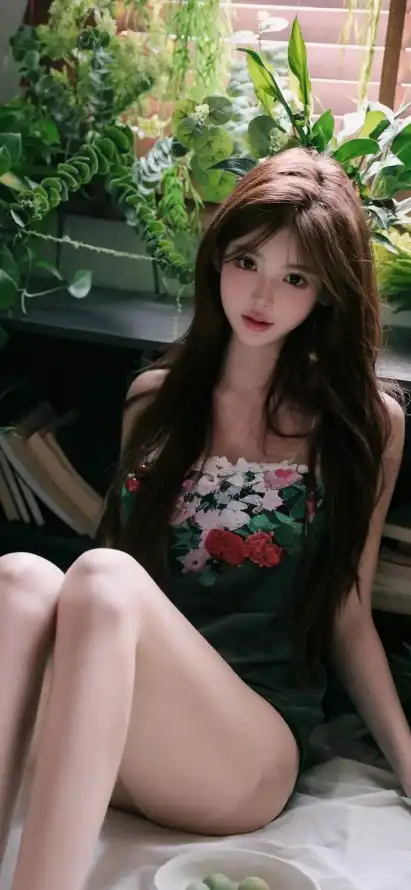 4k室内壁纸 - 性感 - 绿植 - 迷人「哲风壁纸」