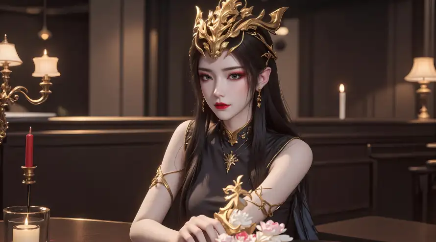 4k古风壁纸 - 黑衣 - 美杜莎 - 复古室内「哲风壁纸」 4k古风壁纸 - 黑衣 - 美杜莎 - 复古室内「哲风壁纸」