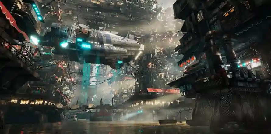 4k科幻壁纸 - 霓虹 - 飞船 - 高楼「哲风壁纸」 4k科幻壁纸 - 霓虹 - 飞船 - 高楼「哲风壁纸」