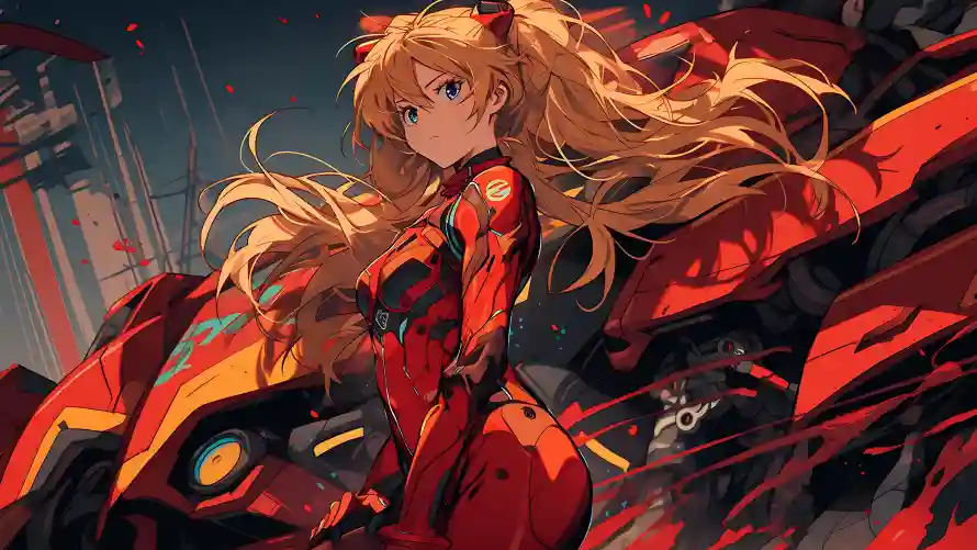 4k动漫壁纸 - 长发 - eva - 明日香「哲风壁纸」