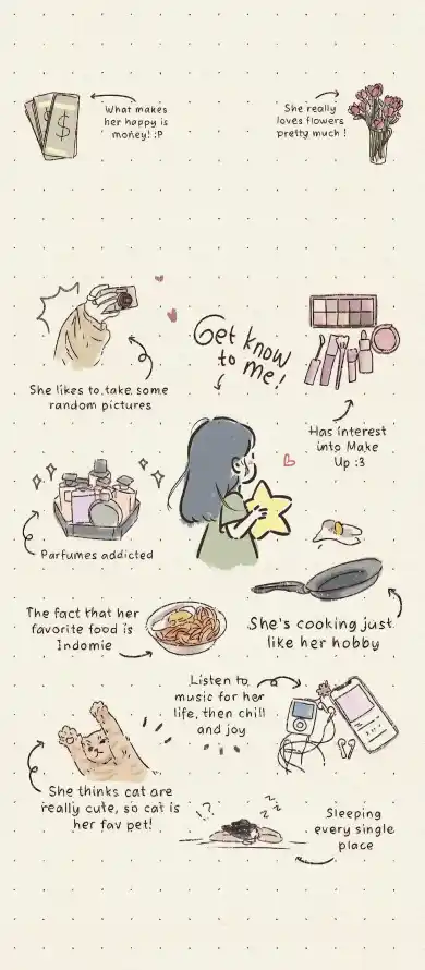 4k精致壁纸 - 卡通插画 - 手绘元素 - 手绘日常「哲风壁纸」