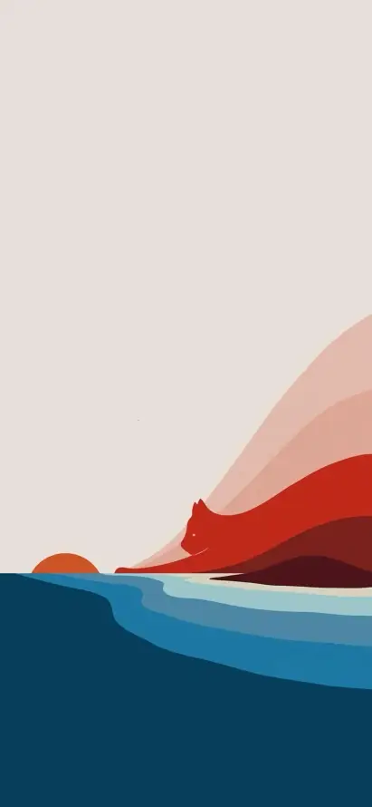 4k抽象壁纸 - 猫猫 - 简约 - 粉色「哲风壁纸」