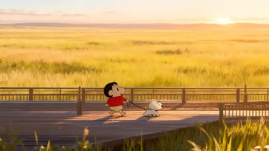 4k小白壁纸 - 日落 - 田野 - 麦田「哲风壁纸」