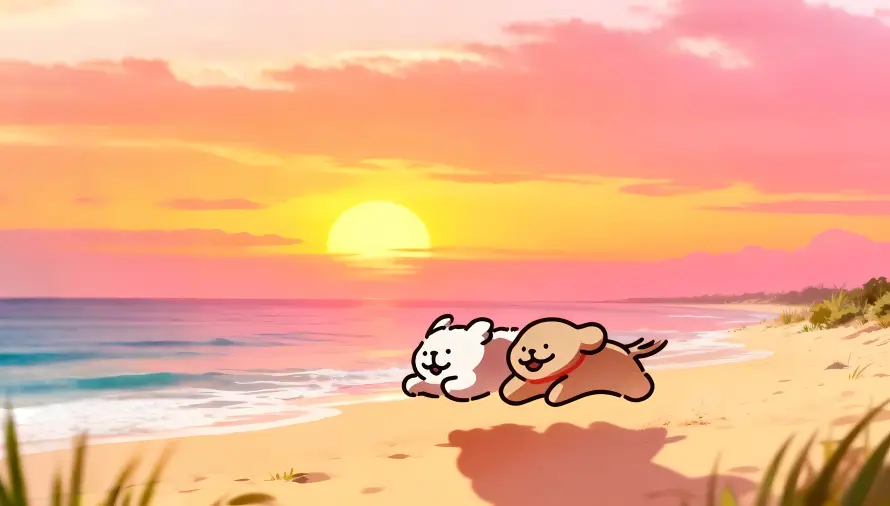 4k沙滩壁纸 - 海浪 - 海滩 - 落日「哲风壁纸」 4k沙滩壁纸 - 海浪 - 海滩 - 落日「哲风壁纸」