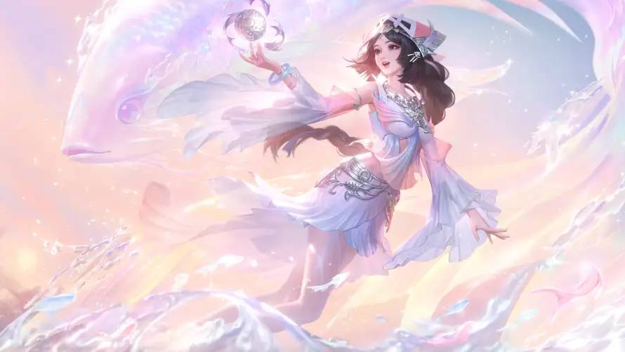 4k古风壁纸 - 梦幻 - 西施 - 长裙「哲风壁纸」