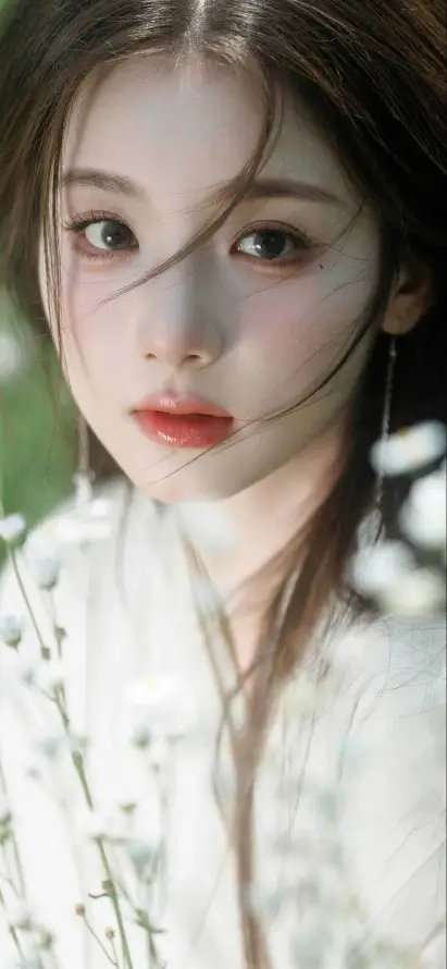 4k户外壁纸 - 清新 - 红唇 - 花丛「哲风壁纸」