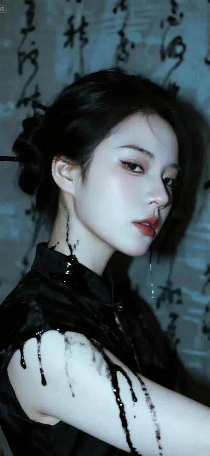 4k古风壁纸 - 旗袍 - 暗黑风 - 手机壁纸「哲风壁纸」