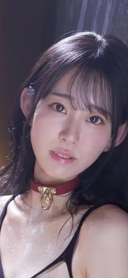 4k性感壁纸 - 迷人 - 手机壁纸 - 红衣项圈「哲风壁纸」