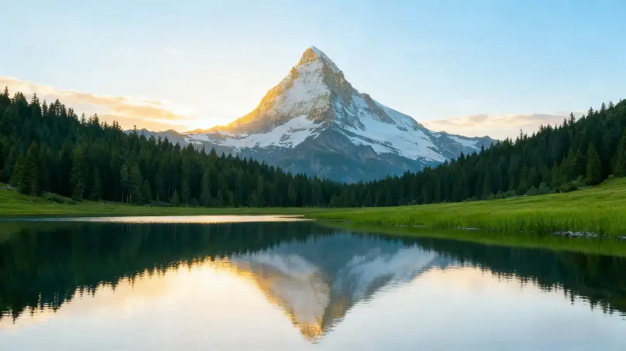 4k倒影壁纸 - 森林 - 湖泊 - 雪山「哲风壁纸」 4k倒影壁纸 - 森林 - 湖泊 - 雪山「哲风壁纸」