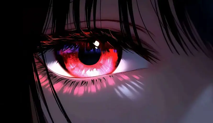 4k动漫眼壁纸 - 。 - 眼 - 暗色调「哲风壁纸」