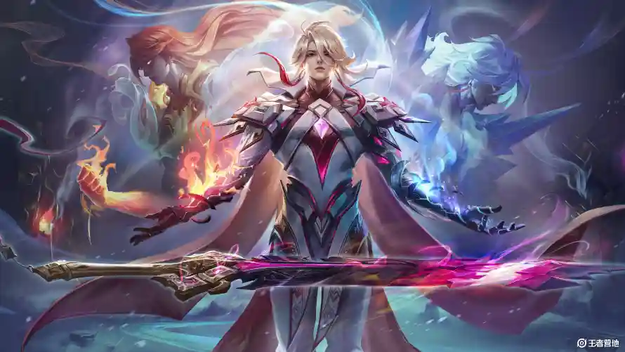 4k武器壁纸 - 特效 - 奇幻背景 - 游戏角色「哲风壁纸」