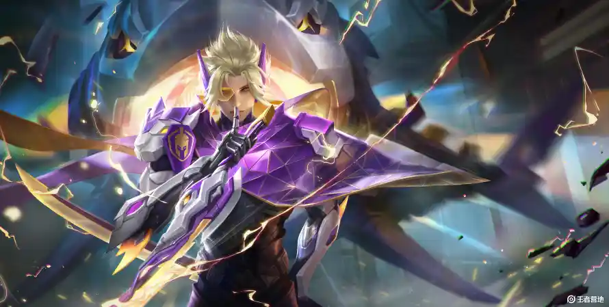 4k战斗特效壁纸 - 澜 - 王者荣耀 - 紫色铠甲「哲风壁纸」 4k战斗特效壁纸 - 澜 - 王者荣耀 - 紫色铠甲「哲风壁纸」