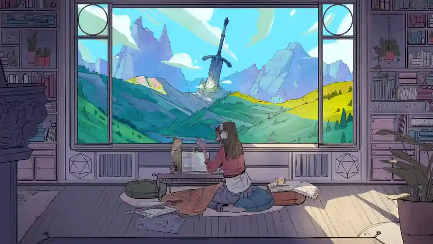 4k动漫壁纸 - 室内 - 少女 - 山脉「哲风壁纸」 4k动漫壁纸 - 室内 - 少女 - 山脉「哲风壁纸」