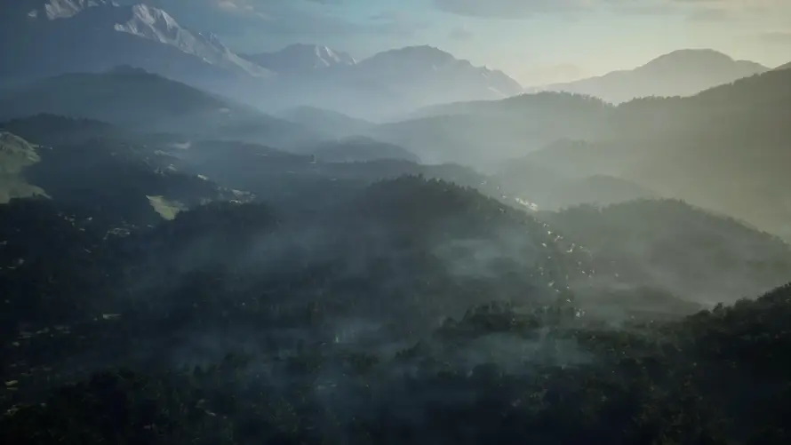 4k云雾壁纸 - 山峦 - 晨雾 - 远山「哲风壁纸」