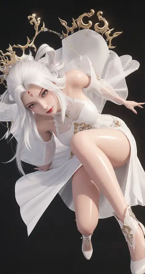 4k小白壁纸 - 白发 - 白衣 - 诛仙「哲风壁纸」