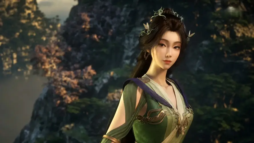 4k仙侠壁纸 - 古风 - 山林 - 绿衣「哲风壁纸」 4k仙侠壁纸 - 古风 - 山林 - 绿衣「哲风壁纸」