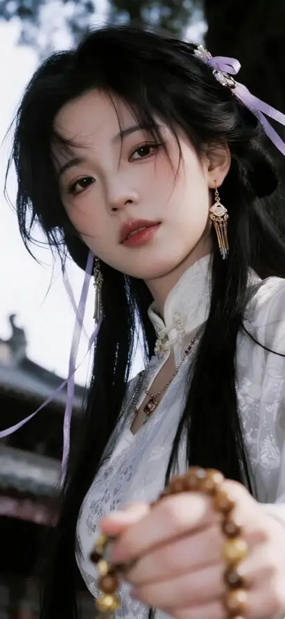 4k发饰壁纸 - 古装 - 手串 - 古建筑「哲风壁纸」