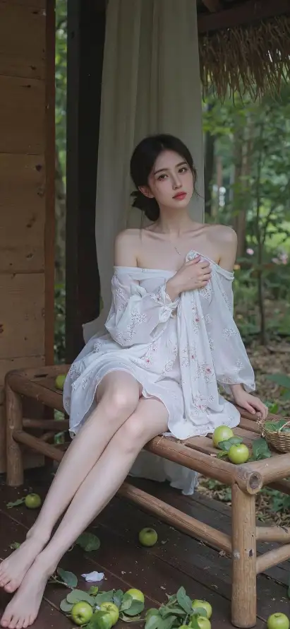 4k树林壁纸 - 田园风 - 青苹果 - 手机壁纸「哲风壁纸」