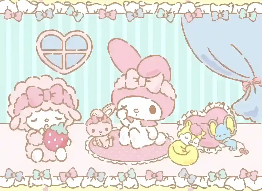 4k卡通壁纸 - 可爱 - 小羊 - 条纹「哲风壁纸」 4k卡通壁纸 - 可爱 - 小羊 - 条纹「哲风壁纸」